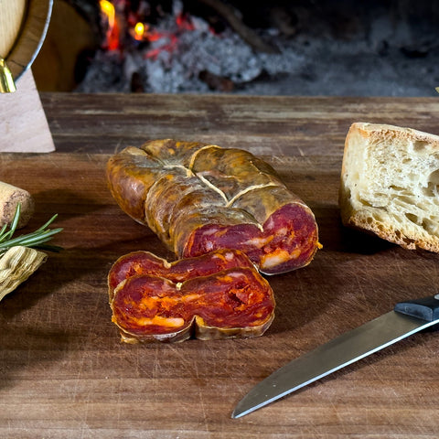 Spicy Calabrian soppressata from black pig