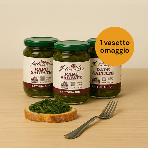 3 x Rape saltate in vasetto - Promozione prendi 3, paghi 2!