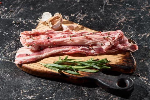 Pancetta di suino a fette - 500 gr