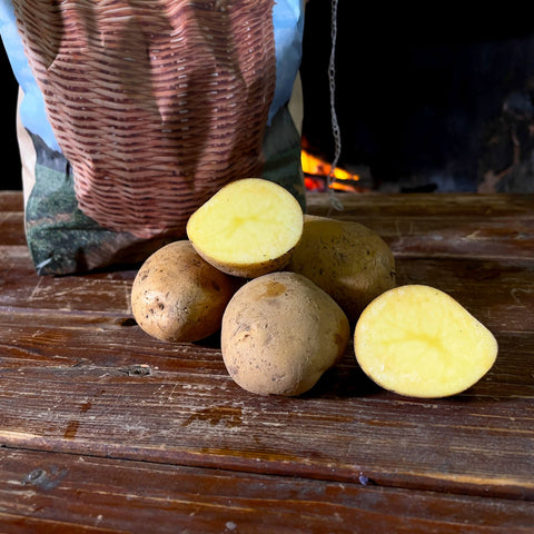 Patate di montagna Fattoria Biò - 8 Kg - Varietà a pasta gialla