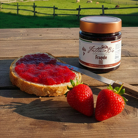 🍓 Confettura extra di Fragole biologiche - 250 g
