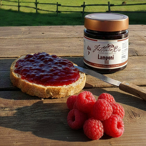 🍇 Confettura extra di Lamponi biologici - 250 g