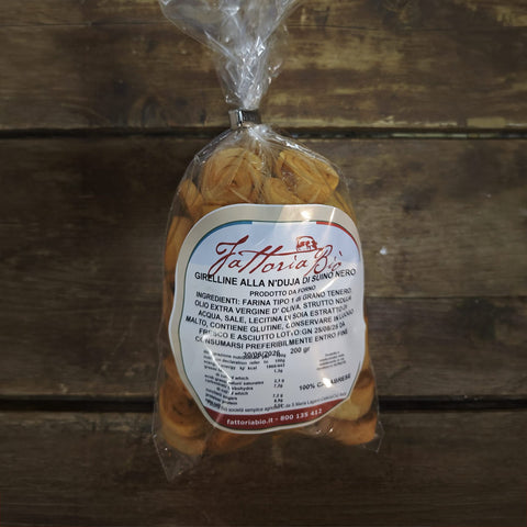 Girelline alla Nduja di suino nero - 220 g