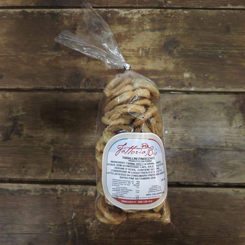 Tarallini artigianali al finocchio - 220 g